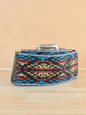 Vintage Camera Strap Patterned Wide Shoulder Strap, Made in Japan
